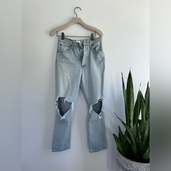 Agolde Riley High Rise Cropped Jean size 26 - Picture 1 of 2